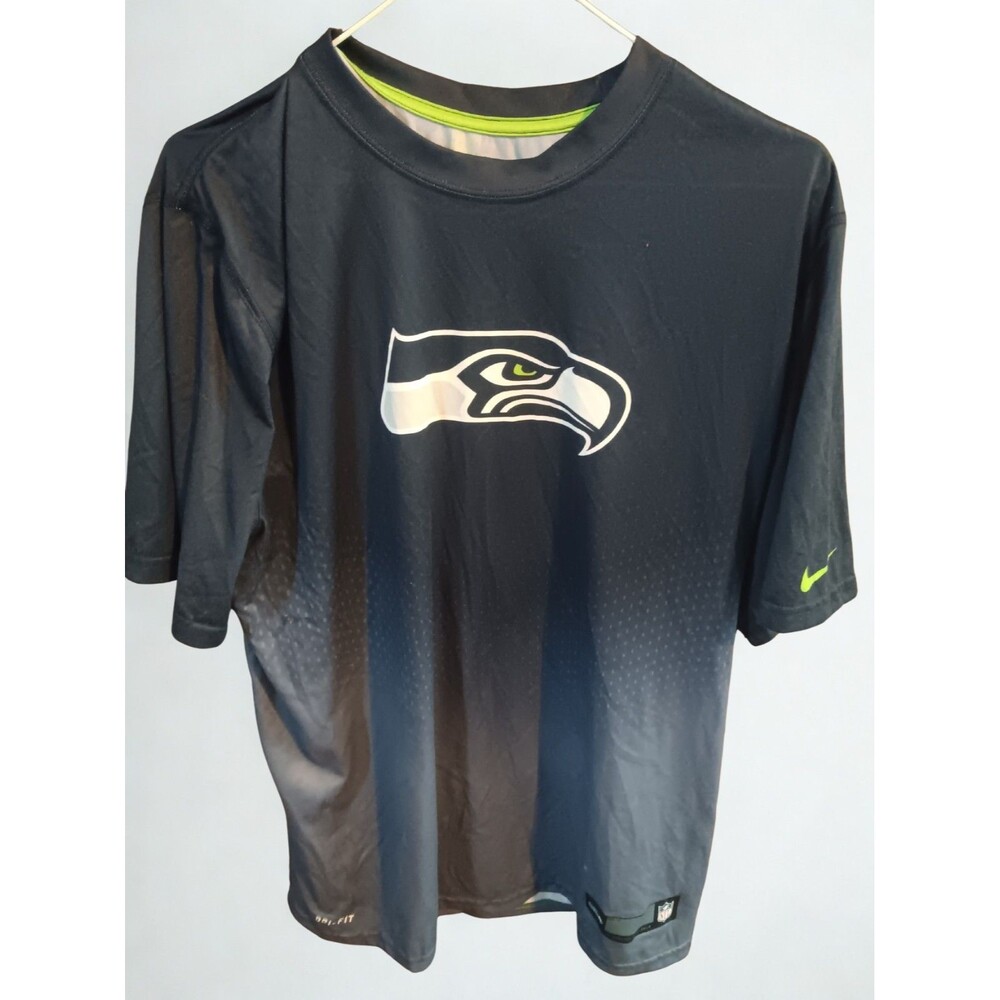 Nike Seattle Seahawks Dri-FIT Short Sleeve T-Shirt Large Mens